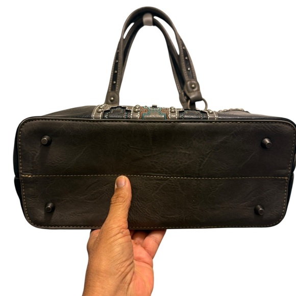 Montana West Tote Bag with Ethnic Detailing NWT Montana West embellished cross - Picture 3 of 16